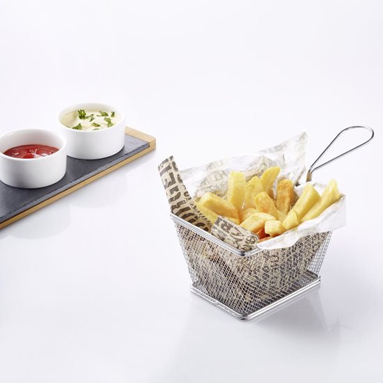 Stainless steel serving basket, 12 × 10 cm - Westmark