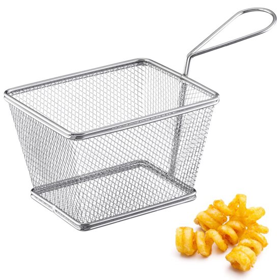 Stainless steel serving basket, 12 × 10 cm - Westmark