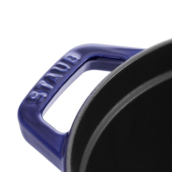 Oval Cocotte cooking pot, cast iron, 31cm/5.5L, Dark Blue - Staub