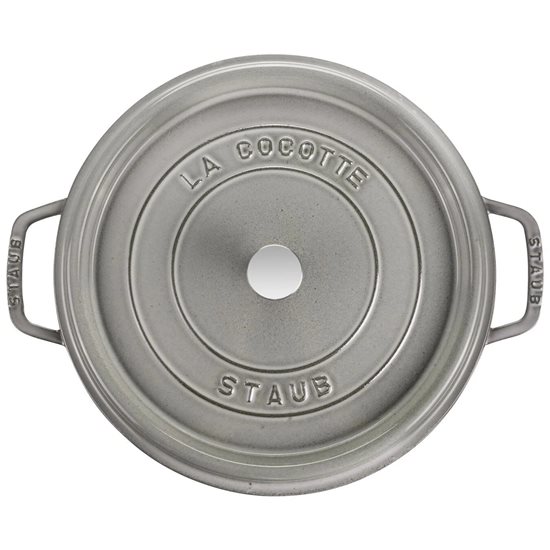 Cocotte posuda za kuvanje, liveno gvožđe, 30cm/8.35L, Graphite Grey - Staub