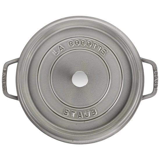 Cocotte cooking pot, cast iron, 30cm/8.35L, Graphite Grey - Staub