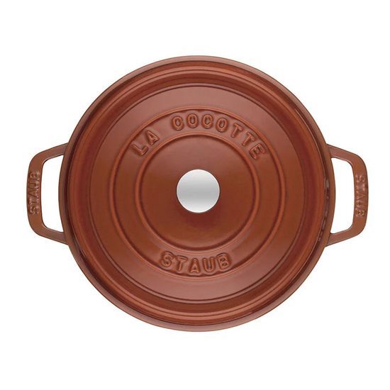 Cocotte lonec za kuhanje, litega železa, 28cm/6,7L, Cinnamon - Staub