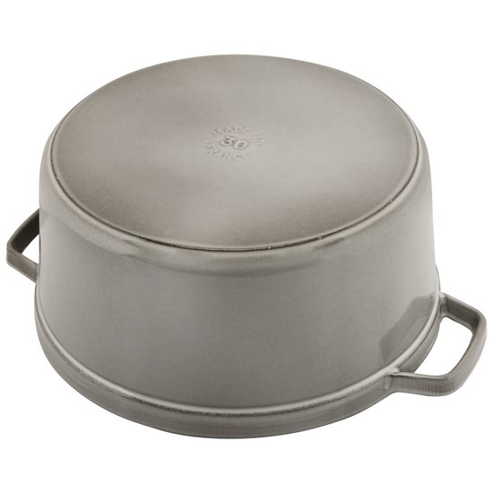 Cocotte cooking pot, cast iron, 30cm/8.35L, Graphite Grey - Staub