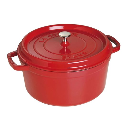 Cocotte cooking pot, cast iron, 28 cm/6.7L, Cherry - Staub
