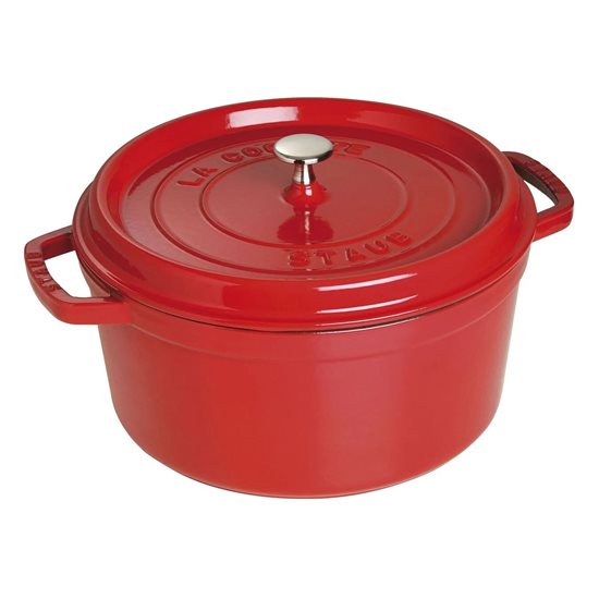 Garnek Cocotte, żeliwo, 30 cm/8.35L, Cherry - Staub 