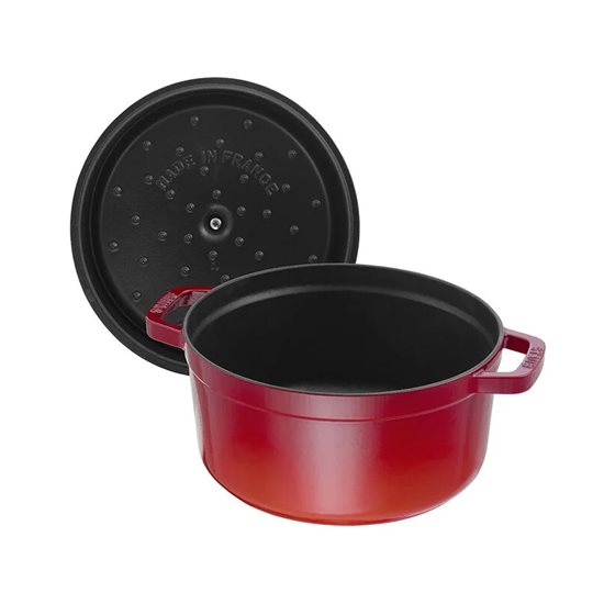 Cocotte posuda za kuvanje, liveno gvožđe, 30 cm/8.35L, Cherry - Staub 