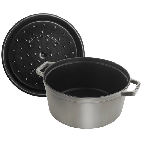 Cocotte cooking pot, cast iron, 30cm/8.35L, Graphite Grey - Staub