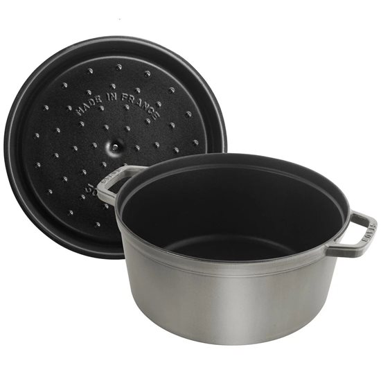 Cocotte κατσαρόλα, μαντεμένιο, 30cm/8.35L, Graphite Grey - Staub