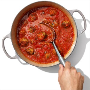 Cuchara de cocina, acero inoxidable, 31 cm - OXO