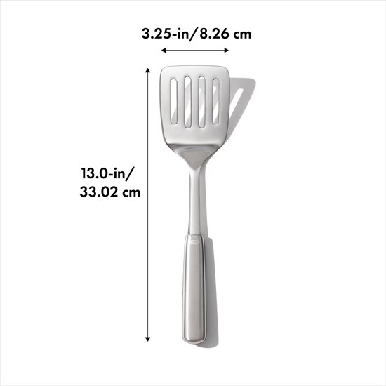 Cooking turner, 33 cm, stainless steel - OXO