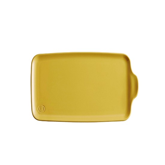 Ceramic platter, 32 x 21 cm, "Aperitivo", Provence Yellow - Emile Henry