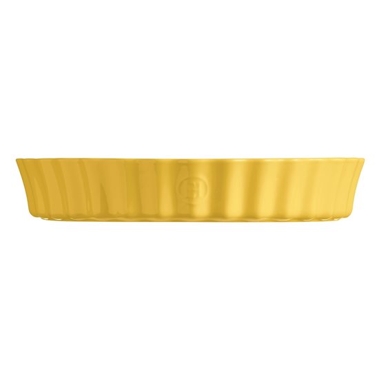 Tart dish, ceramic, 24,5 cm/1,15 l, Provence Yellow - Emile Henry