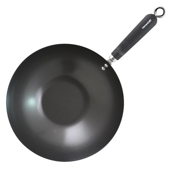 Poêle wok, 30 cm - fabriquée par Kitchen Craft