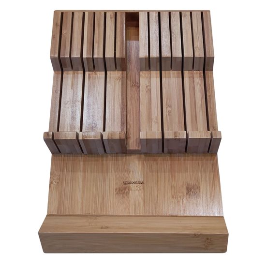 Storage holder for knives, made from bamboo, 42.5 × 24.5 cm - Zokura
