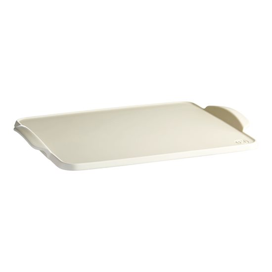 Ceramic baking tray, 42x31cm, "Aperitivo", Linen - Emile Henry