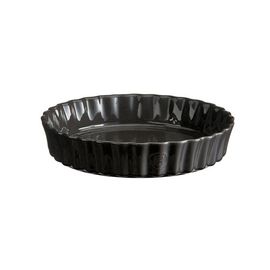 Fuente para tartas, cerámica, 24,5 cm/1,15 l, Charcoal - Emile Henry