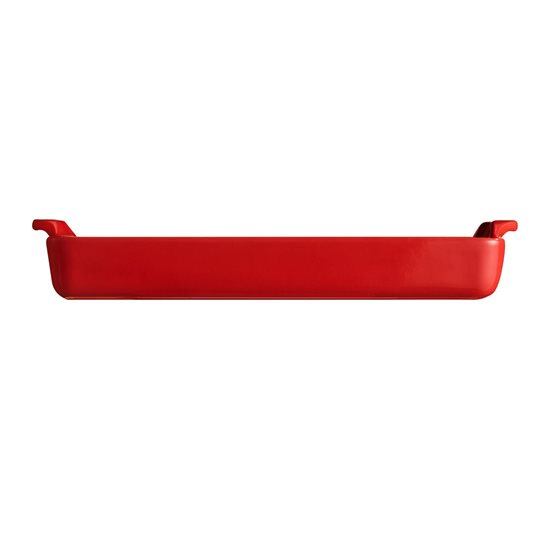 Foccacia baking pan, ċeramika, 40x31,5cm, Burgundy - Emile Henry