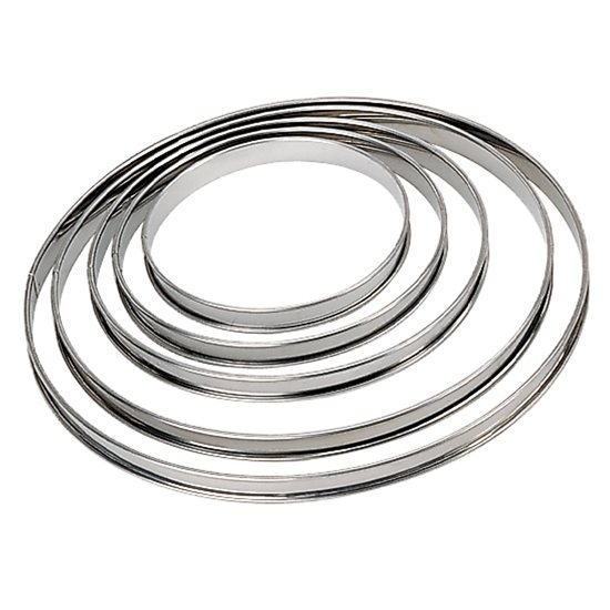 Moule à tarte inox 22 cm - de Buyer