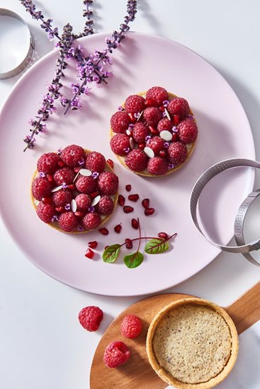 Perforirani kalup za tart, nehrđajući čelik, 8,5 cm - marka "de Buyer".