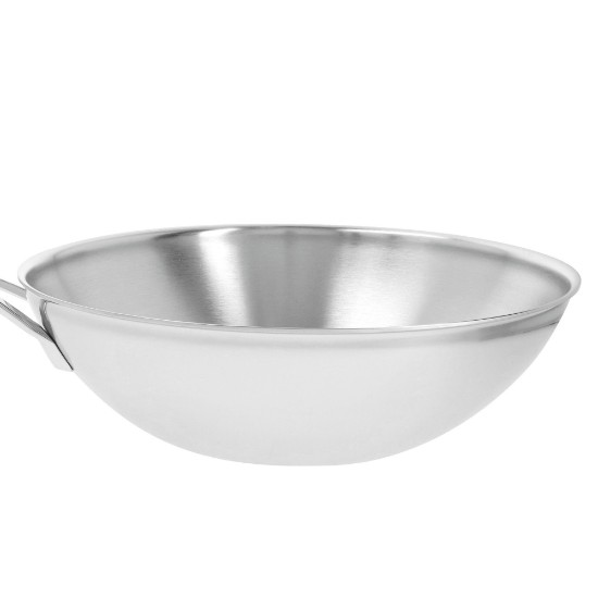 Wok serpenyő, rozsdamentes acél, 30 cm, "5-Plus" - Demeyere