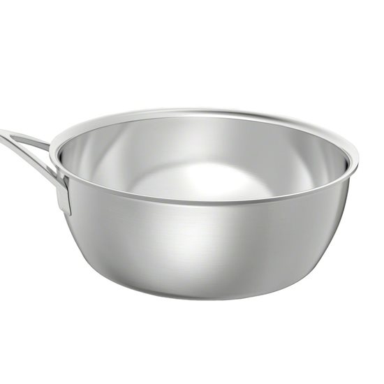 Conical saucepan for cooking saute, 24 cm/3.3 l, Intense range, stainless steel - Demeyere