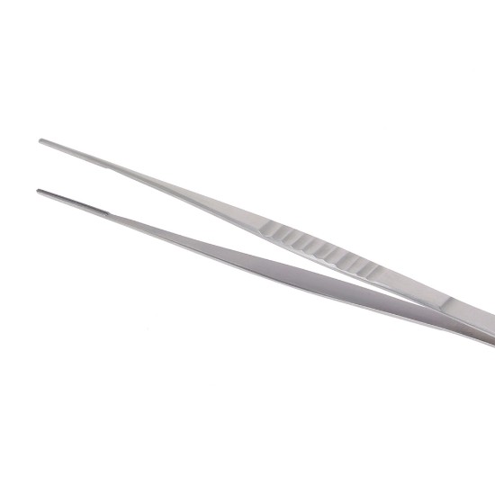 Straight tweezers, 25.5 cm, stainless steel - "de Buyer" brand