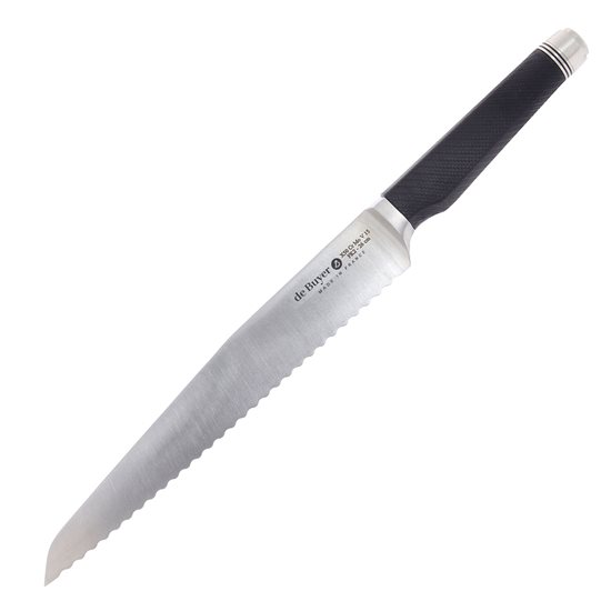 Couteau à pain "Fibre Karbon 2", 25,6 cm - Marque "de Buyer"