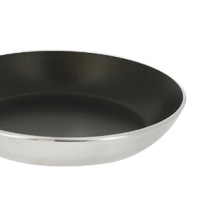 Pánev s nepřilnavým povrchem, 28 cm, "CHOC HACCP", červená - de Buyer