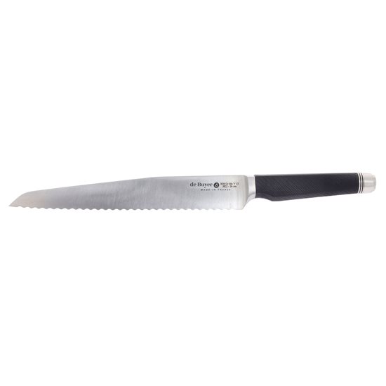 "Fibre Karbon 2" brødkniv, 25,6 cm - merket "de Buyer".