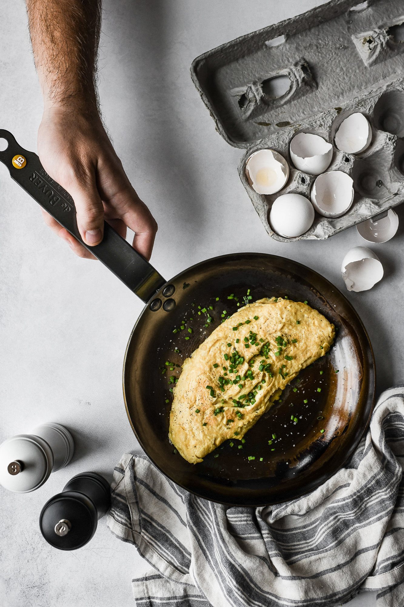 Poêle à omelette en acier MINERAL B PRO