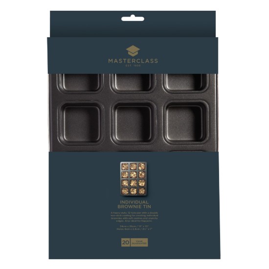 Stekebrett, 12 former, 34 x 26 cm, laget av stål - av Kitchen Craft