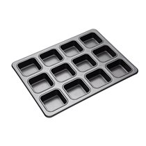 Baking tray, 12 shapes, 34 x 26 cm, made from steel - by Kitchen Craft