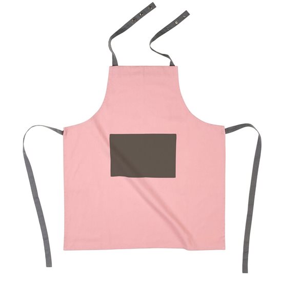 Avental de cozinha, algodão, 74 x 85 cm, 'Soft Pink' - Tiseco