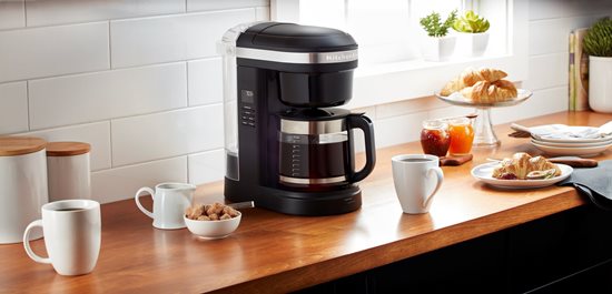 Programmable coffee maker, 1.7L, 1100W, Onyx Black - KitchenAid