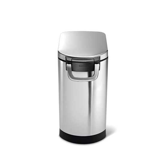 Zásobník na krmivo pro domácí mazlíčky, nerezová ocel, 30 L - simplehuman