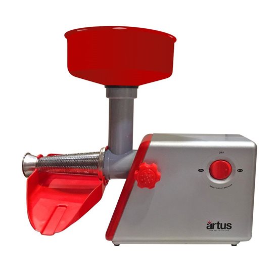 Elektrisk tomatjuicerset, med tillbehör för att hacka kött, "Artus", 550W – Cibustek