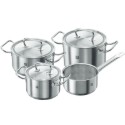 Zwilling Set Di Pentole, 4 Pezzi, 3 Coperchi, Adatto Per Induzione, Acciaio Inox, Twin Classic-image