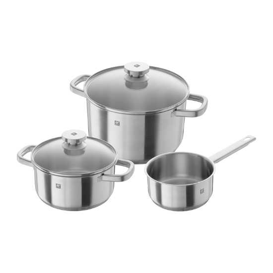 5-piece stainless steel cooking pot set, "Joy" - Zwilling