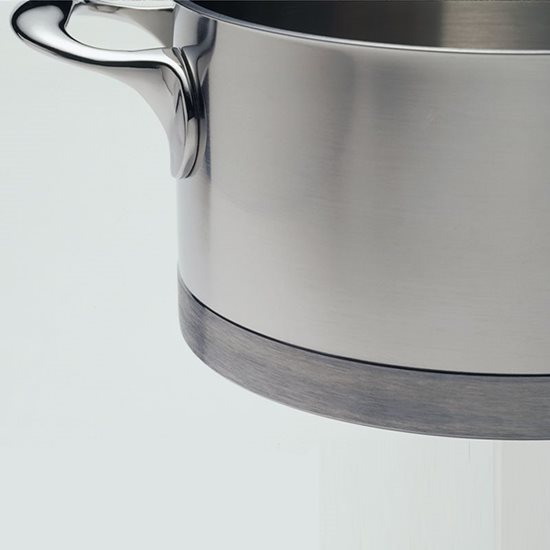 Saucepan with lid, 22 cm / 4 l, Atlantis range, stainless steel - Demeyere