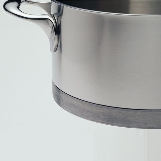 Saucepan with lid, 24 cm / 5.2 l, Atlantis range, stainless steel - Demeyere