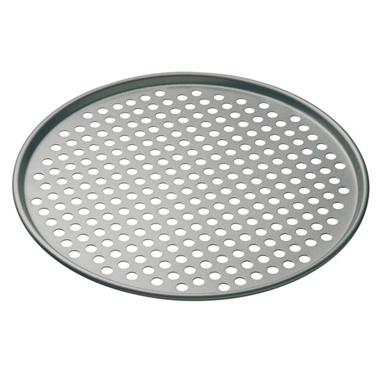 Pizza tray, perforated, 33 cm, steel - by Kitchen Craft