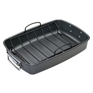 Tray for steak, 38 x 28 cm, steel - from the Kitchen Craft brand