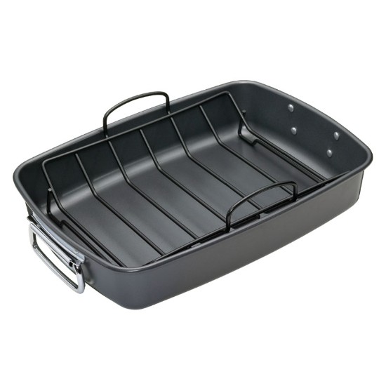 Roasting pan, steel, 40 x 28 cm - Kitchen Craft