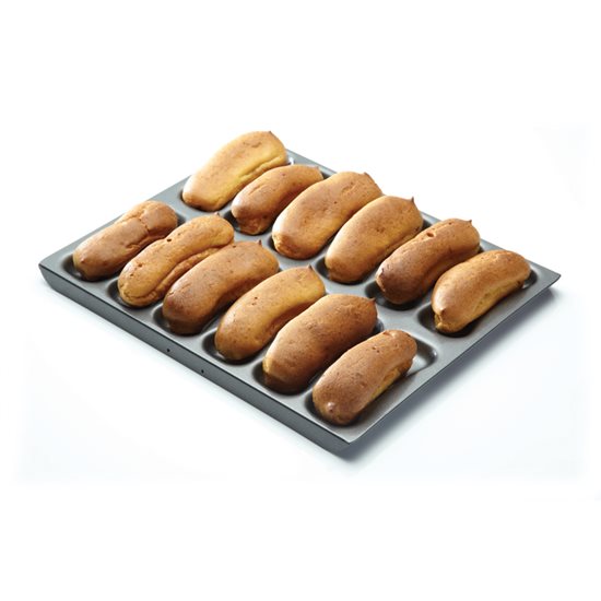 Tray for éclairs, 31 x 16.5 cm, steel - by Kitchen Craft
