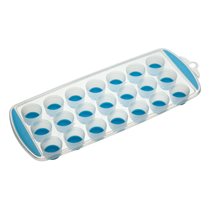 Tray for preparing ice cubes, 28 x 12 cm, silicone, blue  - by Kitchen Craft