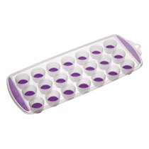 Tray for preparing ice cubes, 28 x 12 cm, silicone, purple - by Kitchen Craft