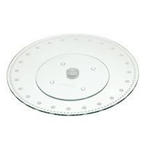 Cake stand, 30 cm, made from glass - produced by Kitchen Craft