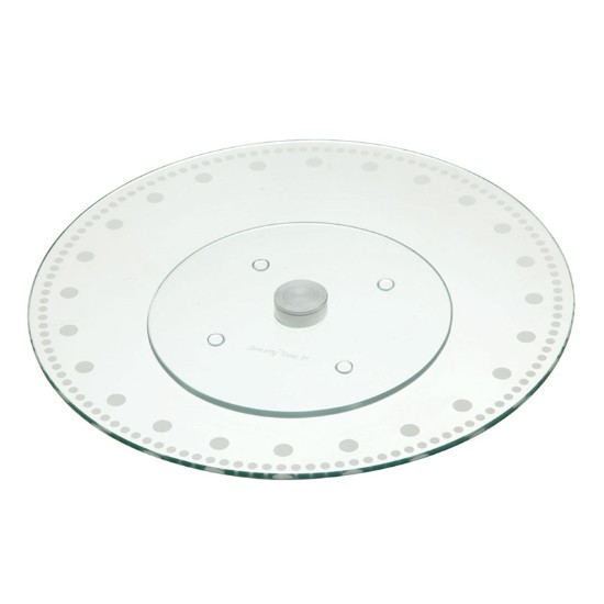 Roterande tallrik, 30 cm, tillverkad av glas - Kitchen Craft