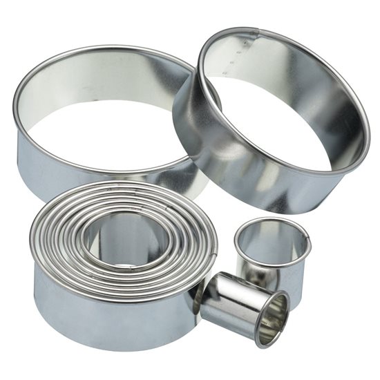 Kek hamurunu kesmek için 11 formlu set, 10 cm, metal - Kitchen Craft tarafından