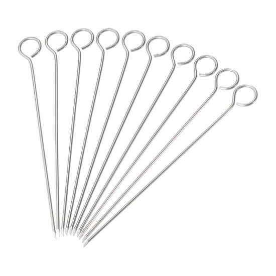 Set of 10 skewers for roulade, 10 cm, stainless steel - Westmark